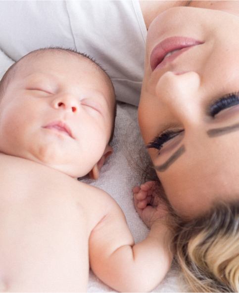 Mother and newborn supported by Hive Hope
